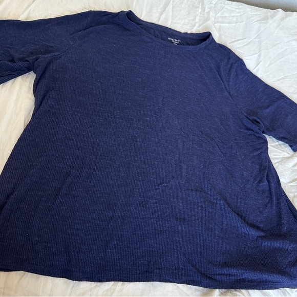 Nine West Navy Short Sleeve Tee - Picture 1 of 2